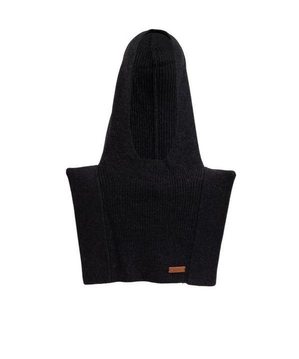 ISABEL MARANT Knitted Hooded Collar In Black Product Image