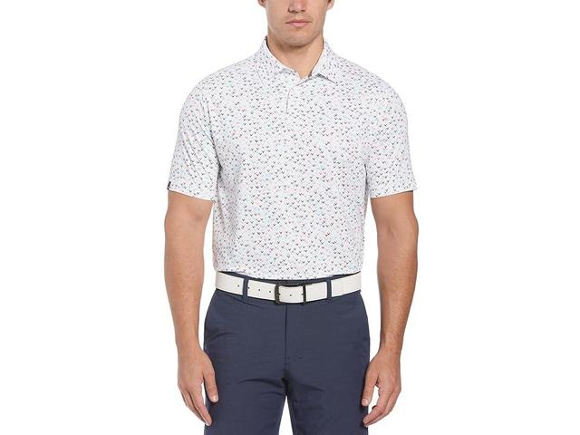 Callaway All-Over Chevron Confetti Print Polo (Bright ) Men's Clothing Product Image