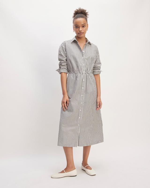 The Supima® Cotton Midi Shirt Dress Product Image