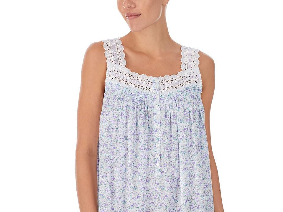 Eileen West Sleeveless Chemise (Mini Ditsy) Women's Pajama Product Image