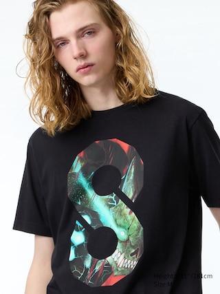 Mens Kaiju No.8 Ut (Short-Sleeve Graphic T-Shirt) Black XS UNIQLO US Product Image