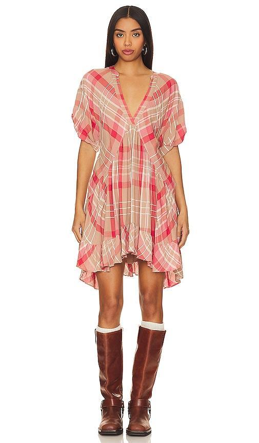 Free People Agnes Plaid Mini Size S. Product Image