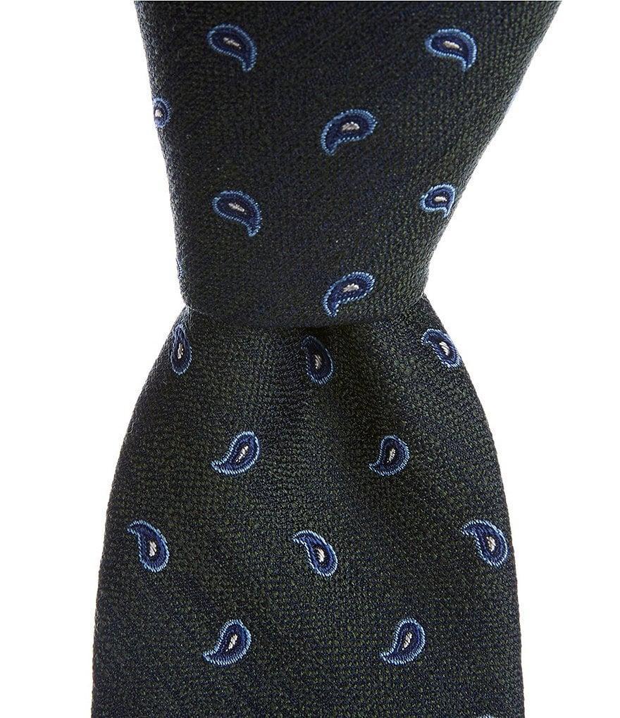 Roundtree & Yorke Paisley 2 3/4#double; Silk Tie Product Image