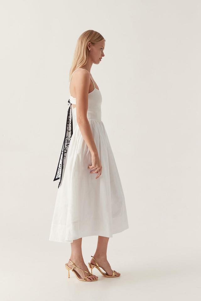 Danica Tie Back Midi Dress Product Image