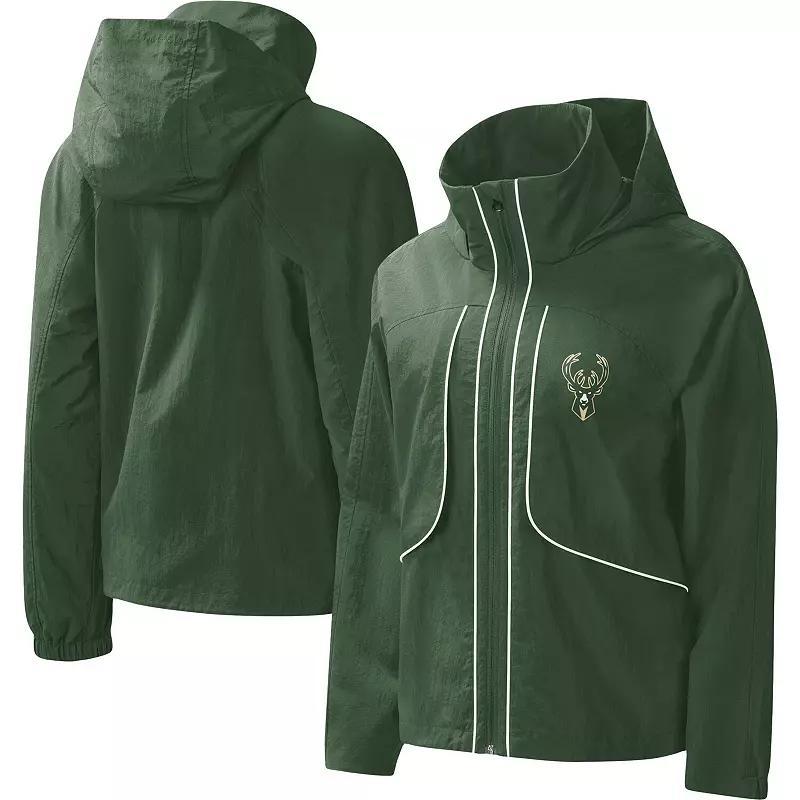 Women's Royal Golden State Warriors Last Shot Full-Zip Hoodie Jacket Product Image