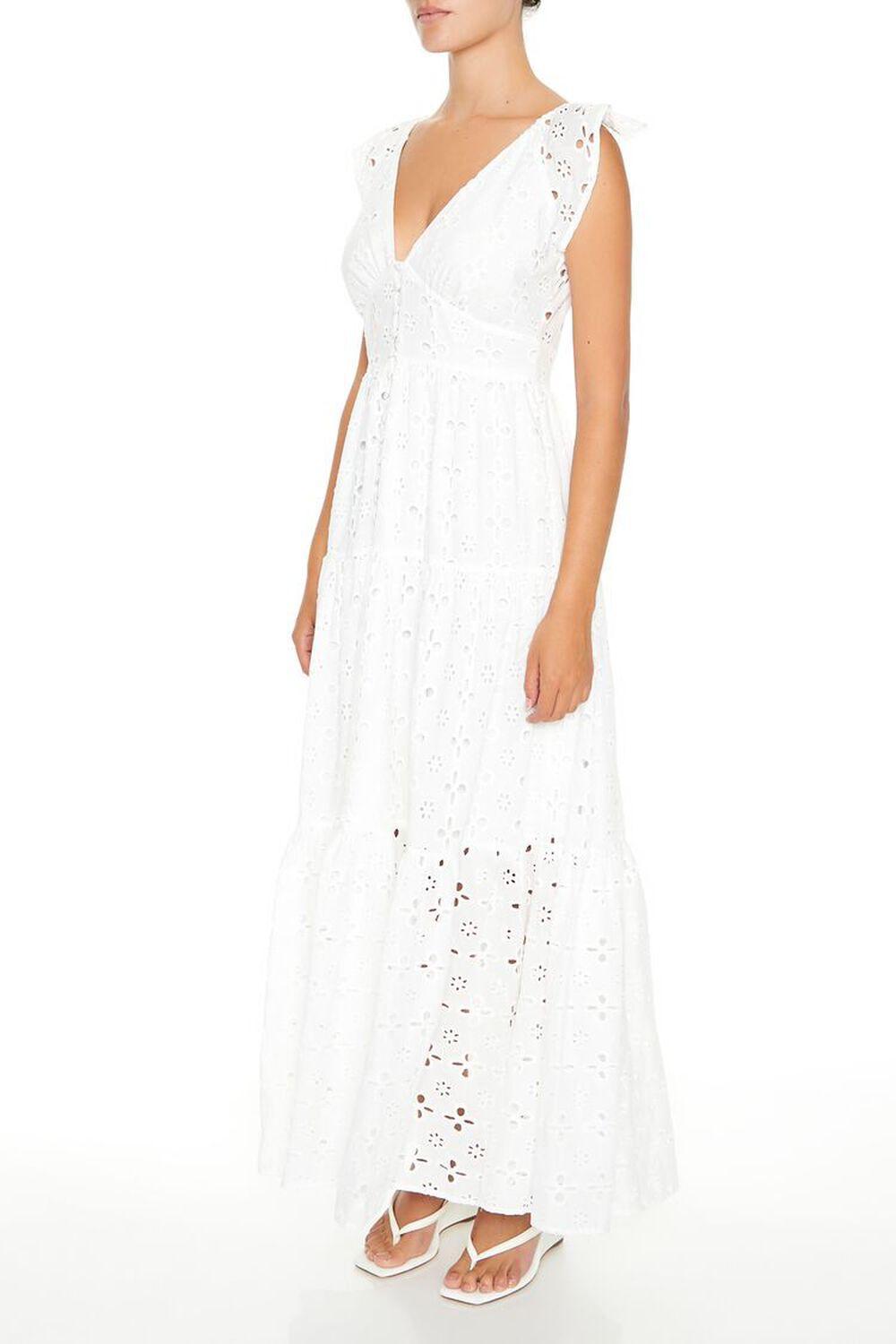 Tiered Eyelet Maxi Dress | Forever 21 Product Image