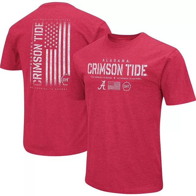 Mens Colosseum Crimson Alabama Crimson Tide Oht Military-Inspired Appreciation Flag 2.0 T-shirt Product Image