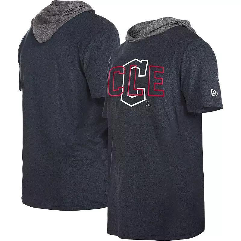 Mens New Era Navy Cleveland Guardians Team Hoodie T-shirt Product Image