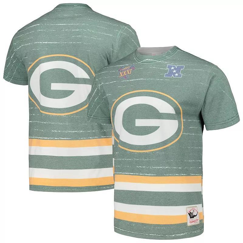 Mens Mitchell & Ness Bay Packers Jumbotron 3.0 T-Shirt Product Image