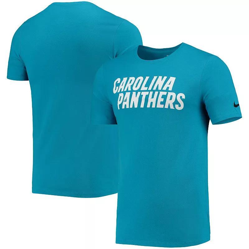 Mens Nike Carolina Panthers Legend Wordmark Performance T-Shirt Product Image