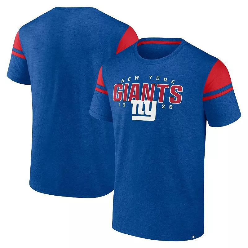 Mens Fanatics Royal New York Giants Old School Play Slub T-Shirt Product Image