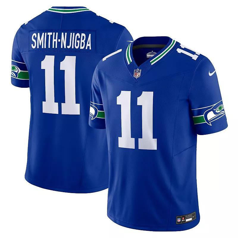 Mens Nike Jaxon Smith-Njigba Royal Seattle Seahawks Alternate Vapor F.U.S.E. Limited Jersey Product Image