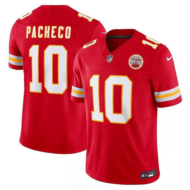 Mens Nike Isiah Pacheco Kansas City Chiefs Vapor F.U.S.E. Limited Jersey Product Image