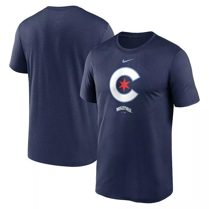 Mens Nike Chicago Cubs City Connect Logo T-Shirt Blue Product Image