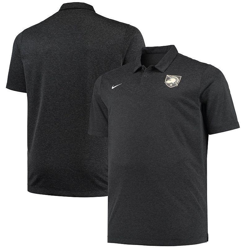 Mens Nike Heathered Black Duke Blue Devils Big and Tall Performance Polo Shirt Product Image