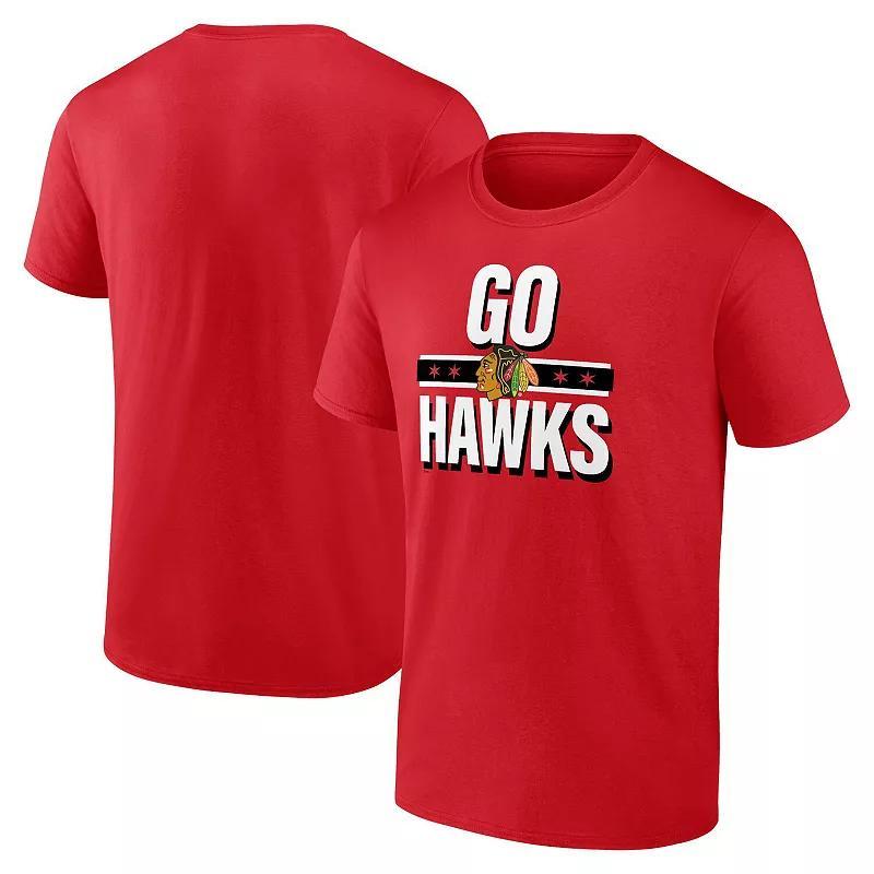 Mens Fanatics Branded Chicago Blackhawks Local T-Shirt Product Image