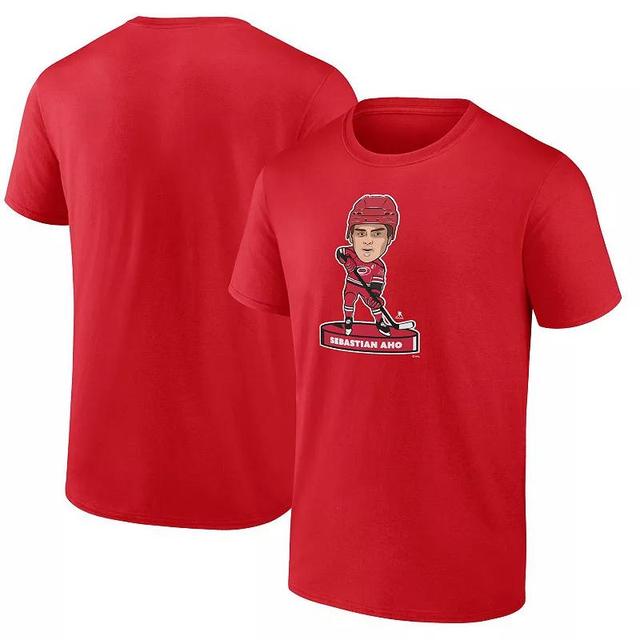 Mens Fanatics Branded Sebastian Aho Carolina Hurricanes Player Bobblehead T-Shirt Product Image