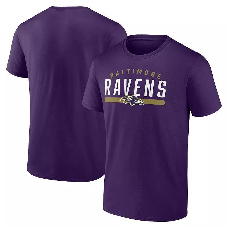 Mens Fanatics Branded Baltimore Ravens Big & Tall Arc and Pill T-Shirt Product Image