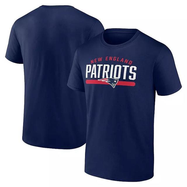 Mens Fanatics Branded New England Patriots Big & Tall Arc and Pill T-Shirt Blue Product Image