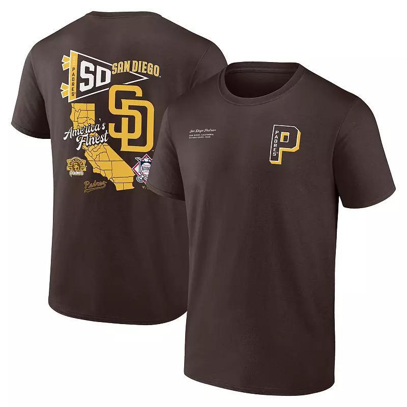 Mens Profile San Diego Padres Big & Tall Split Zone T-Shirt Product Image