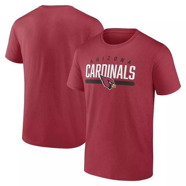 Mens Fanatics Branded Cardinal Arizona Cardinals Big & Tall Arc and Pill T-Shirt Product Image