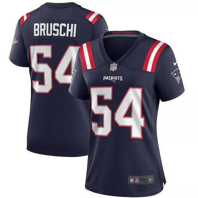 Womens Nike Tedy Bruschi New England Patriots Game Retired Player Jersey Blue Product Image