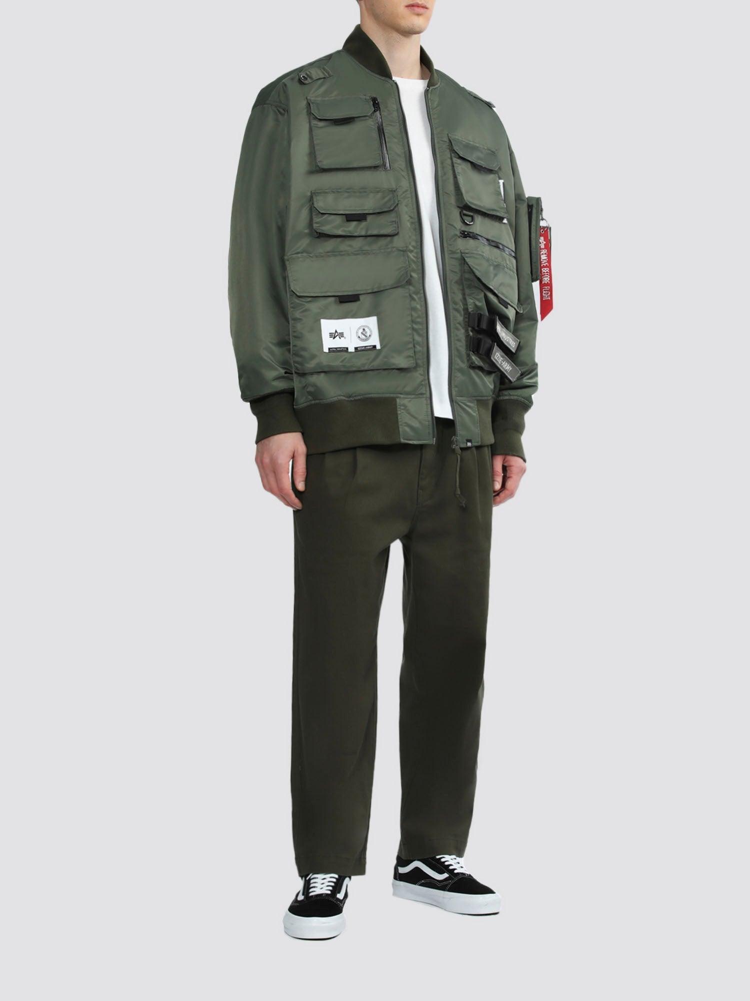 ALPHA X IZZUE UTILITY MA-1 JACKET Product Image