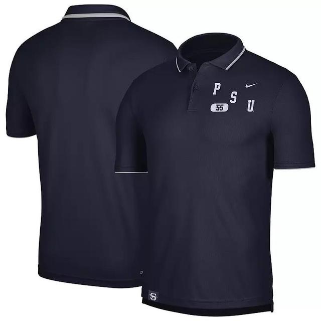 Mens Nike Penn State Nittany Lions Wordmark Performance Polo Blue Product Image