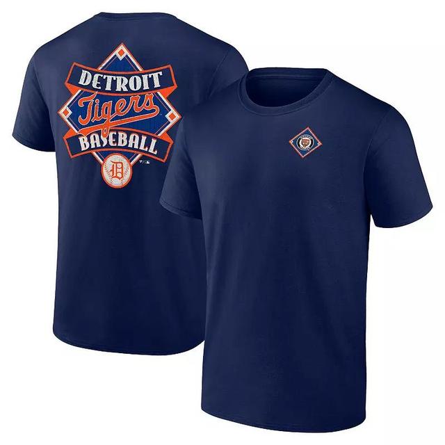 Mens Profile Detroit Tigers Big & Tall Field Play T-Shirt Blue Product Image