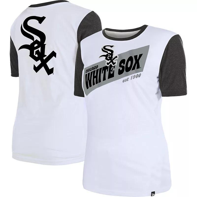 Womens New Era Chicago Sox Colorblock T-Shirt Product Image