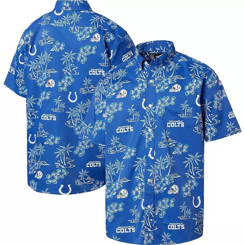 Mens Reyn Spooner Royal Indianapolis Colts Kekai Button-Up Shirt Product Image