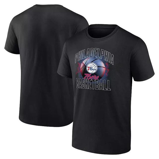 Mens Fanatics Black Philadelphia 76ers Match Up T-Shirt Product Image