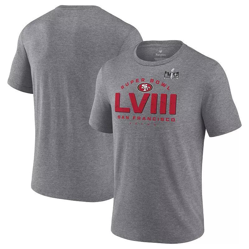 Mens Fanatics Branded Heather Gray San Francisco 49ers Super Bowl LVIII Made it T-Shirt Product Image