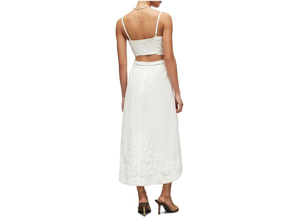 AllSaints Mala Broderie Dress (Chalk ) Women's Clothing Product Image