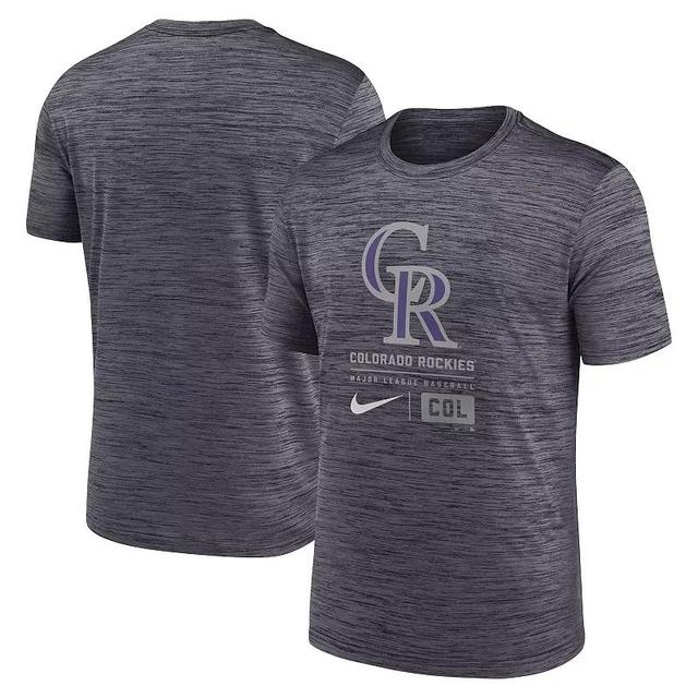 Mens Nike Colorado Rockies Large Logo Velocity T-Shirt Product Image