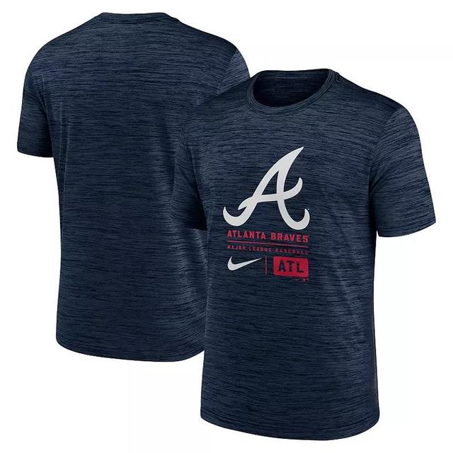 Atlanta Braves Large Logo Velocity Nike Men's MLB T-Shirt Product Image