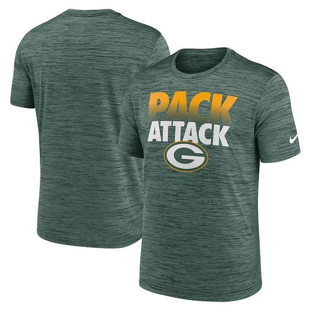 Mens Nike Green Green Bay Packers Local Velocity Performance T-Shirt PKR Green Product Image