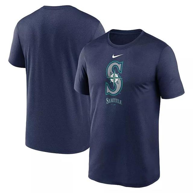 Mens Nike Seattle Mariners Team Arched Lockup Legend Performance T-Shirt Blue Product Image