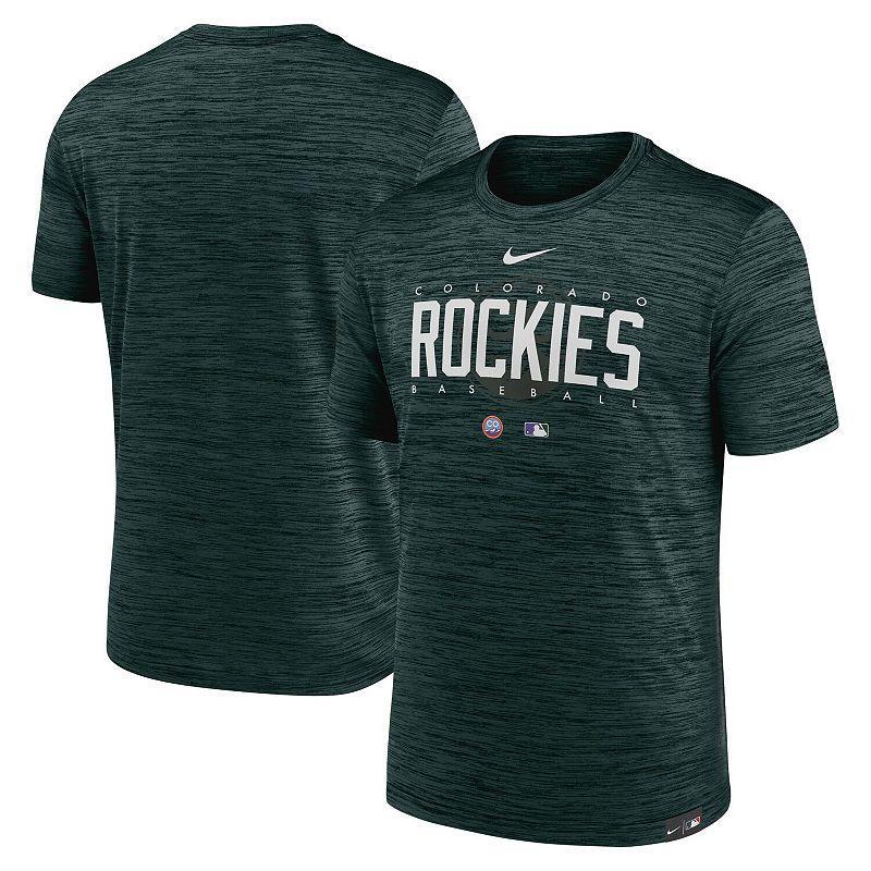 Mens Nike Colorado Rockies City Connect Velocity Practice Performance T-Shirt Product Image