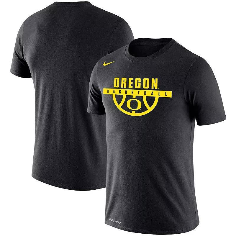 Mens Nike Black Oregon Ducks Basketball Drop Legend Performance T-Shirt Product Image