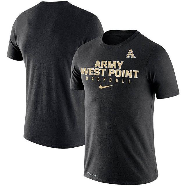 Mens Nike Black Army Black Knights Baseball Legend Slim Fit Performance T-Shirt Product Image