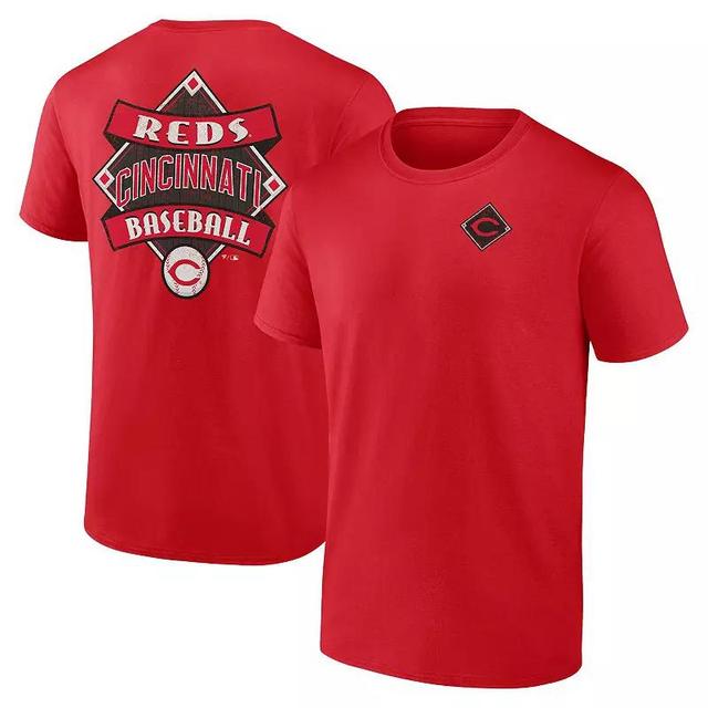 Mens Profile Red Cincinnati Reds Big & Tall Field Play T-Shirt Product Image