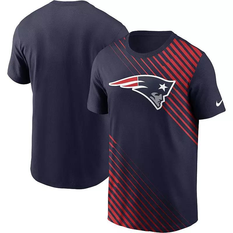 Mens Nike New England Patriots Yard Line Fashion Asbury T-Shirt Blue Product Image