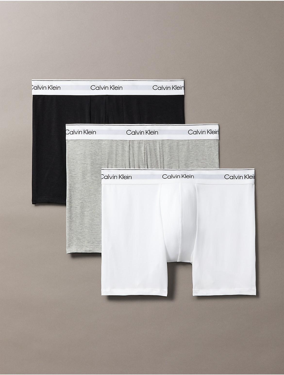 Calvin Klein Mens Modern Cotton Stretch 3-Pack Boxer Brief - Multi - S Product Image