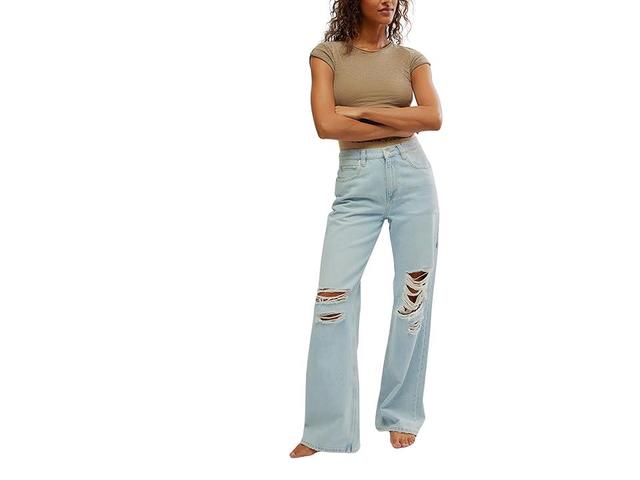 Free People Tinsley Baggy High-Rise Skinny (Ripper) Women's Jeans Product Image