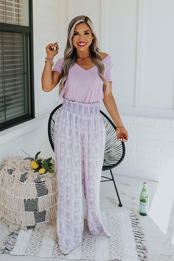 Malibu Cruise Stripe Pants In Purple Product Image