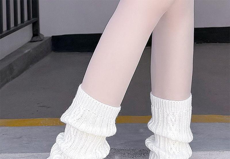 Plain Knit Leg Warmers Product Image