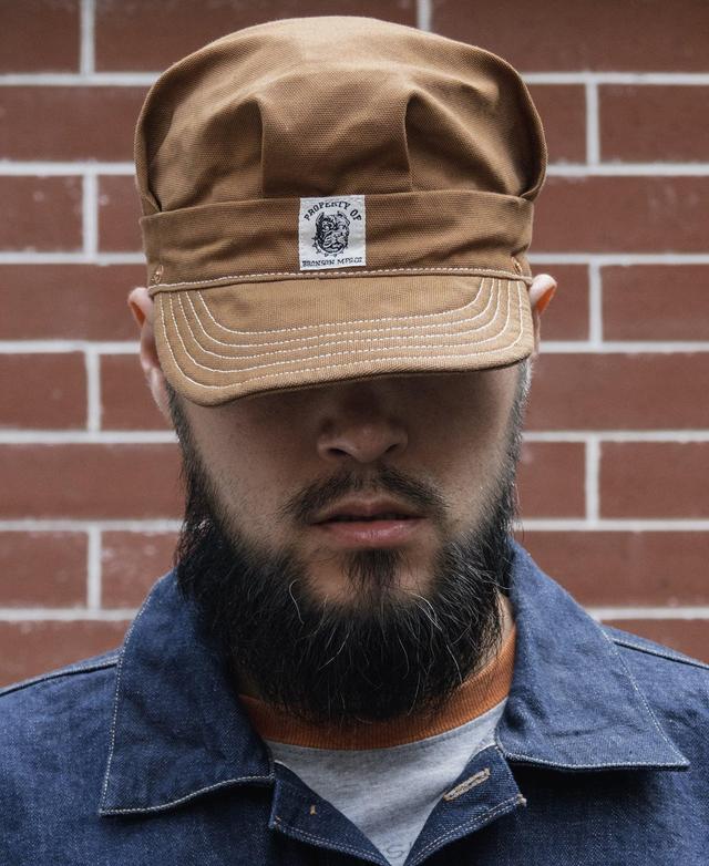 Duck Canvas Railroad Engineer Cap Product Image