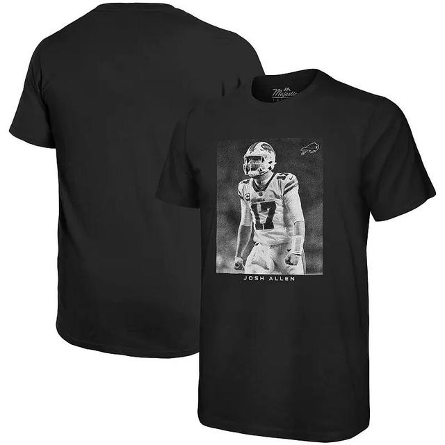 Mens Majestic Threads Josh Allen Buffalo Bills Oversized Player Image T-Shirt Product Image