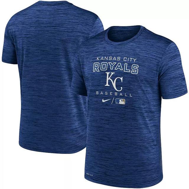 Mens Nike Royal Kansas City Royals Authentic Collection Velocity Practice Performance T-shirt Product Image